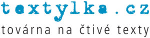 Logo: továrna na čtivé texty